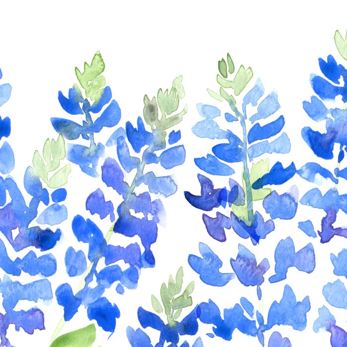 Watercolor Texas bluebonnets Coffee Mug Gallery Image 2