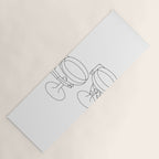 Cheers Drinking Buddies Yoga Mat Gallery Image 1