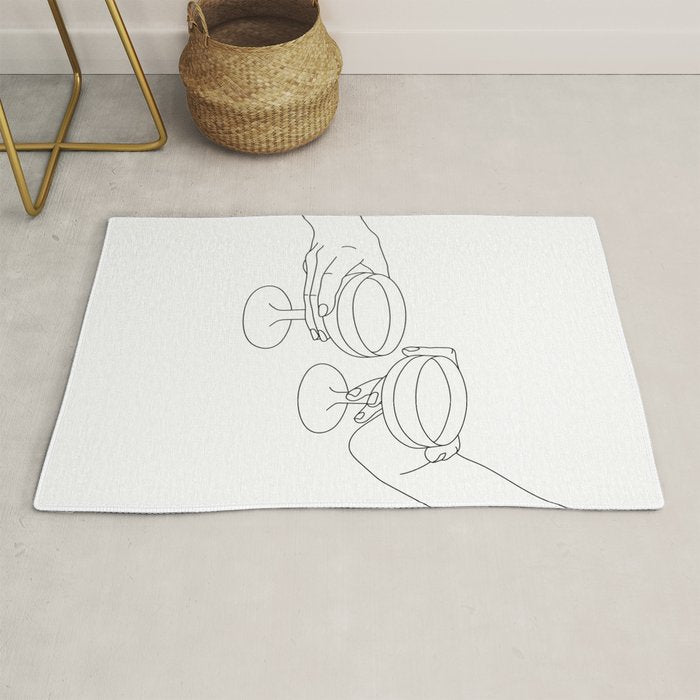 Cheers Drinking Buddies Rug Gallery Image 1
