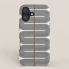 Retro, Mid-Century Line Art iPhone Case Gallery Image 1