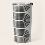 Retro, Mid-Century Line Art Travel Mug Gallery Image 2
