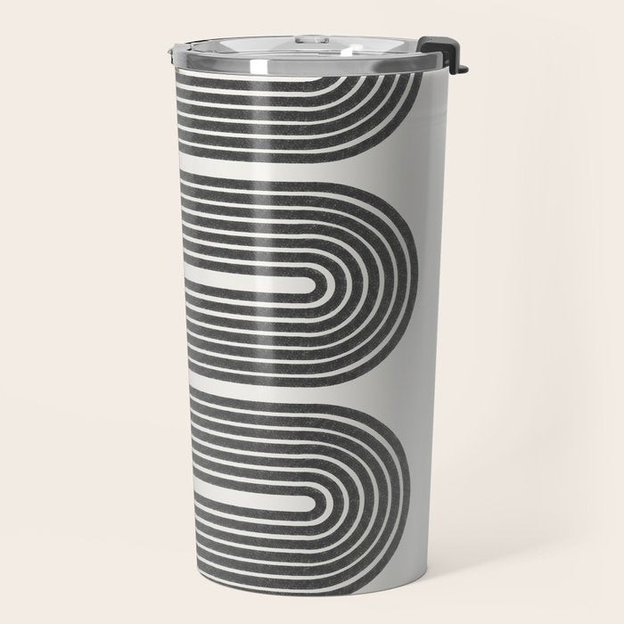 Retro, Mid-Century Line Art Travel Mug Gallery Image 2