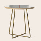 Retro, Mid-Century Line Art Side Table Gallery Image 1