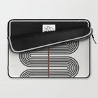 Retro, Mid-Century Line Art Laptop Sleeve Gallery Image 2