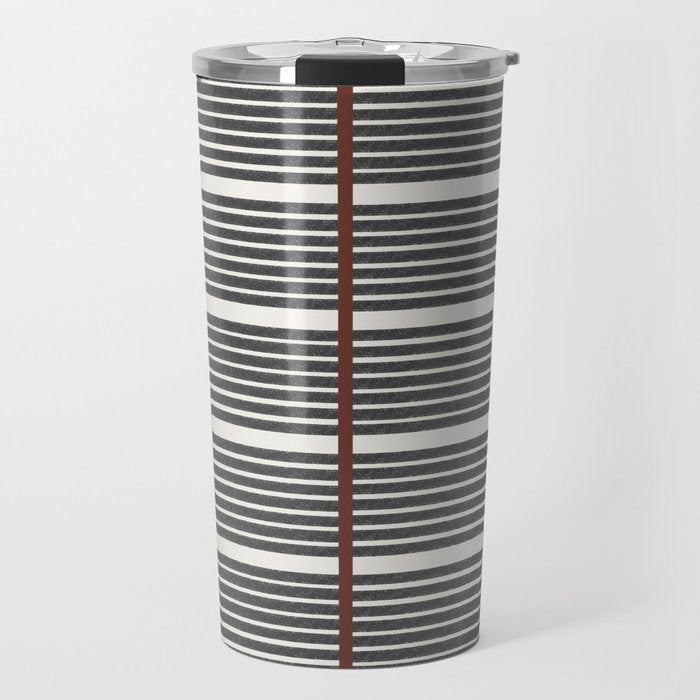Retro, Mid-Century Line Art Travel Mug Gallery Image 1