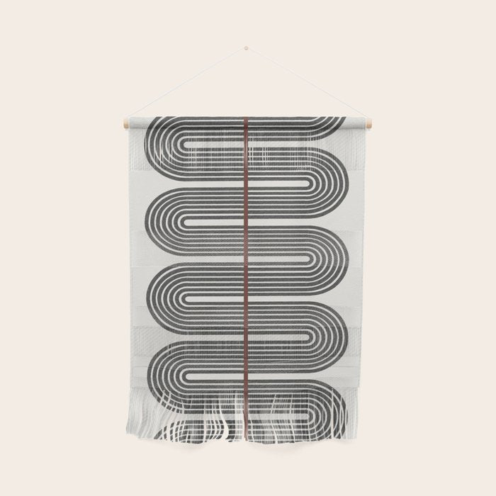 Retro, Mid-Century Line Art Wall Hanging Gallery Image 1