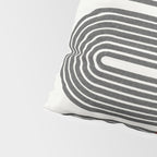 Retro, Mid-Century Line Art Pillow Sham Gallery Image 4