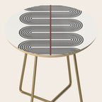 Retro, Mid-Century Line Art Side Table Gallery Image 2
