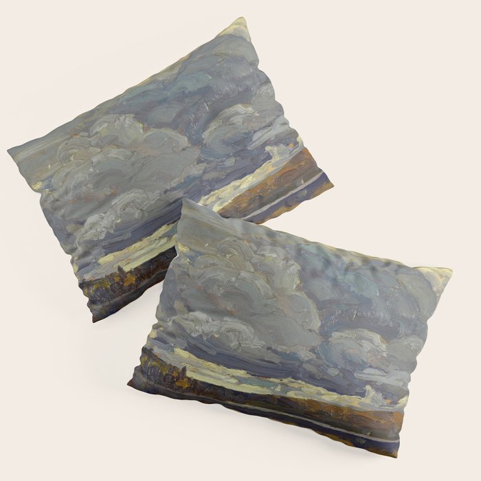 Tom Thomson Grey Sky 1914 Canadian Landscape Artist Pillow Sham Gallery Image 3