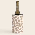 Ink Spot Pattern Buff Beige and Cream Wine Chiller Gallery Image 2