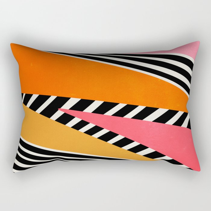 Mid Century Abstraction | PATTERN 02: The Retro Edition Rectangular Pillow Gallery Image 1