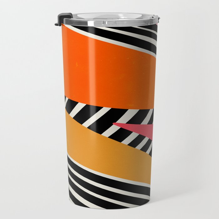 Mid Century Abstraction | PATTERN 02: The Retro Edition Travel Mug Gallery Image 3