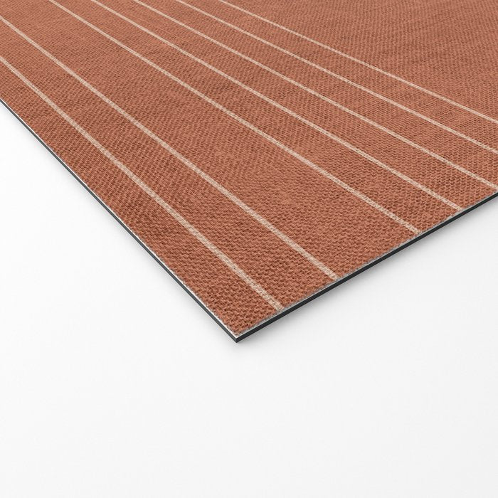 Minimal, Pattern, Boho Prints, Terracotta Welcome Mat Gallery Image 2