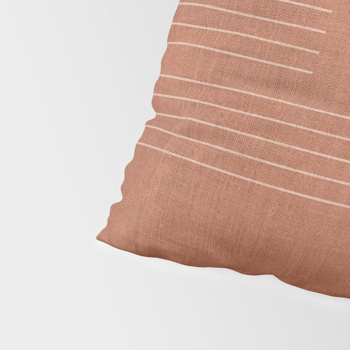 Minimal, Pattern, Boho Prints, Terracotta Pillow Sham Gallery Image 4