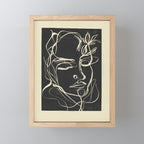 Abstract Face 89 Mini Art Print Gallery Image 1