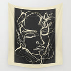 Abstract Face 89 Wall Tapestry Gallery Image 4