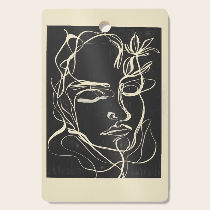 Abstract Face 89 Cutting Board Gallery Image 1