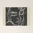 Abstract Face 89 Welcome Mat Gallery Image 1