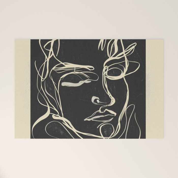 Abstract Face 89 Welcome Mat Gallery Image 1