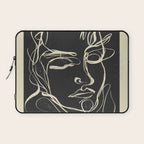 Abstract Face 89 Laptop Sleeve Gallery Image 1
