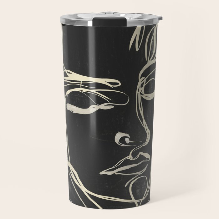 Abstract Face 89 Travel Mug Gallery Image 1
