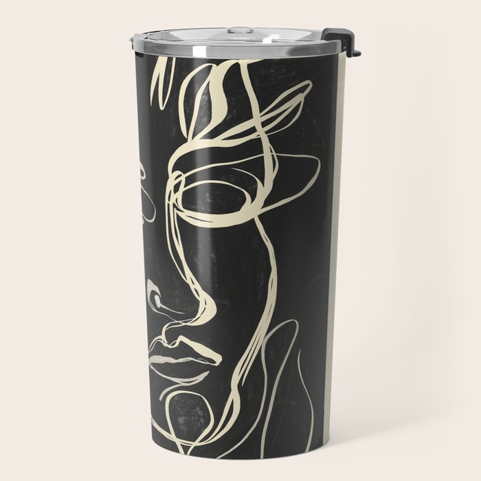 Abstract Face 89 Travel Mug Gallery Image 2