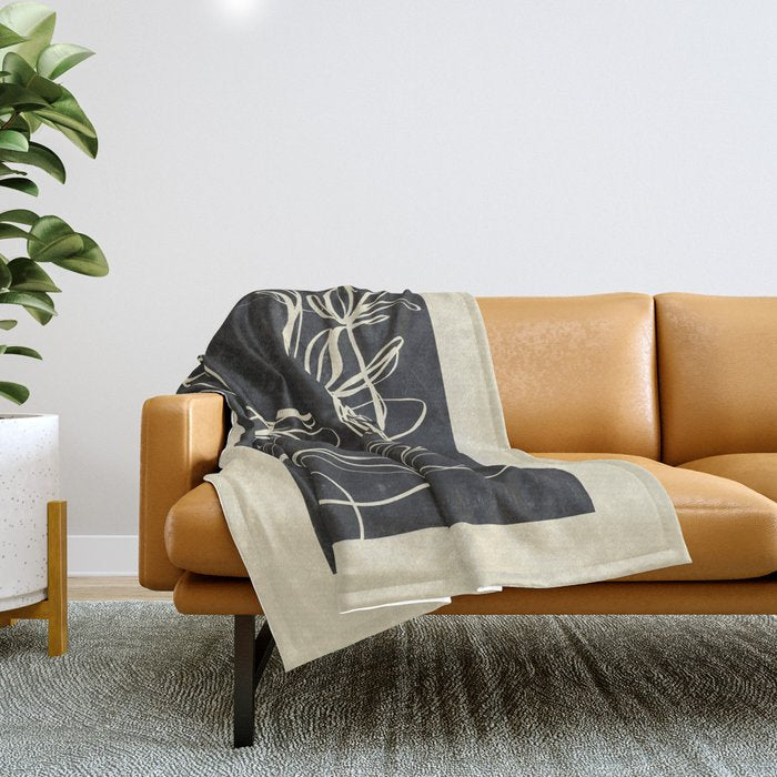 Abstract Face 89 Throw Blanket Gallery Image 1