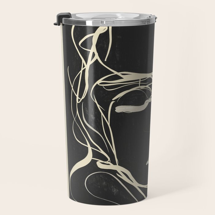 Abstract Face 89 Travel Mug Gallery Image 3