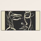 Abstract Face 89 Desk Mat Gallery Image 3