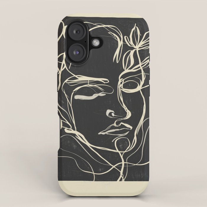 Abstract Face 89 iPhone Case Gallery Image 1