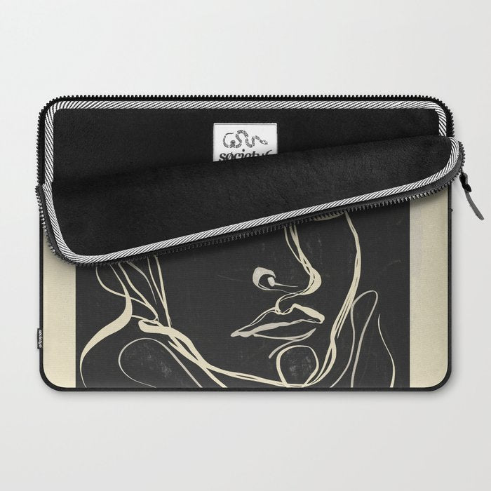 Abstract Face 89 Laptop Sleeve Gallery Image 2