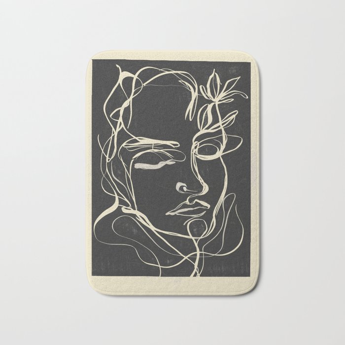Abstract Face 89 Bath Mat Gallery Image 1