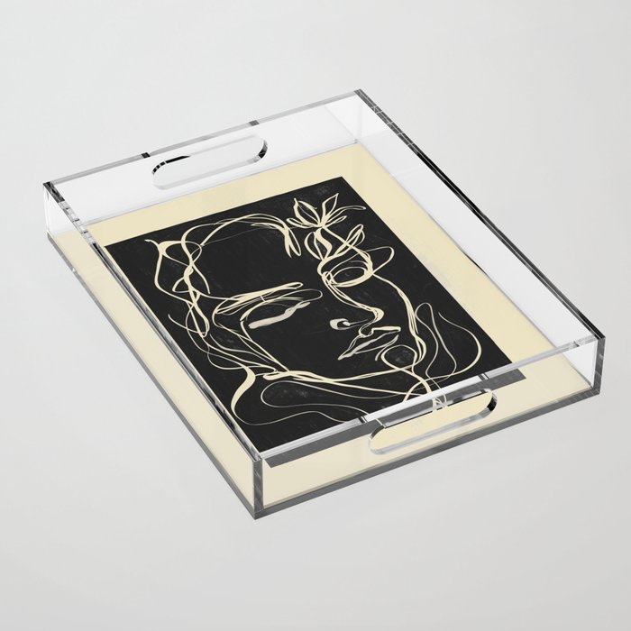 Abstract Face 89 Acrylic Tray Gallery Image 1