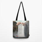 Knitted Waterfall - Crochet Tote Bag Gallery Image 2