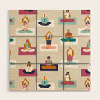 Morning yoga Wood Wall Art Gallery Image 1