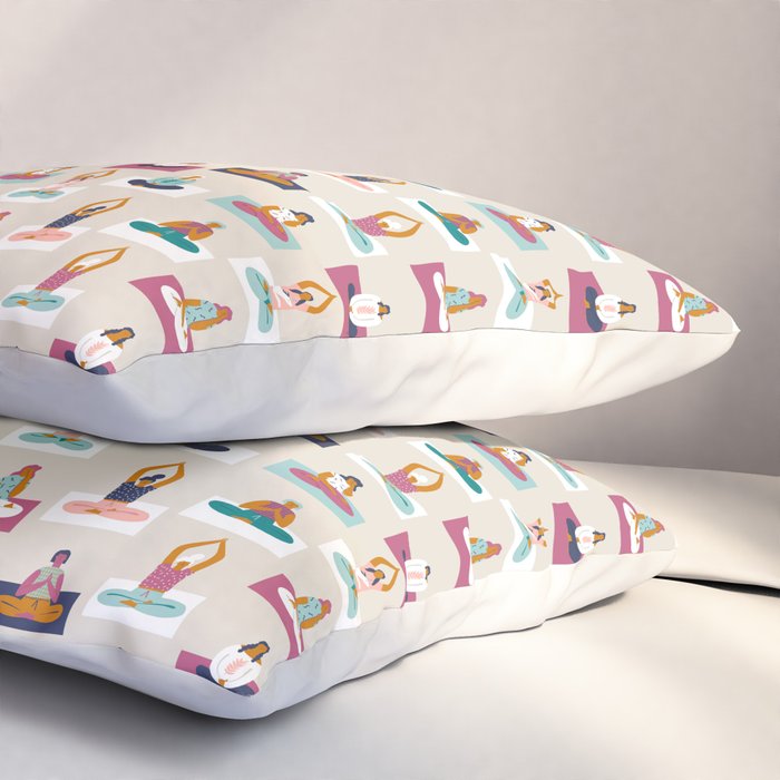 Morning yoga Pillow Sham Gallery Image 3
