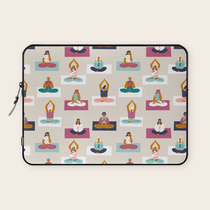 Morning yoga Laptop Sleeve Gallery Image 1
