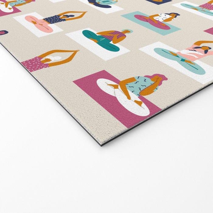 Morning yoga Welcome Mat Gallery Image 2