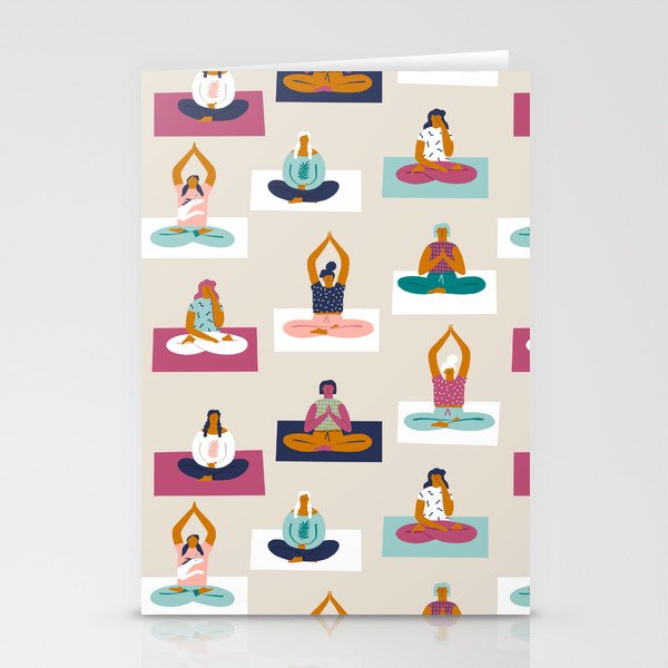 Morning yoga Stationery Card Gallery Image 2