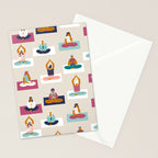 Morning yoga Stationery Card Gallery Image 2