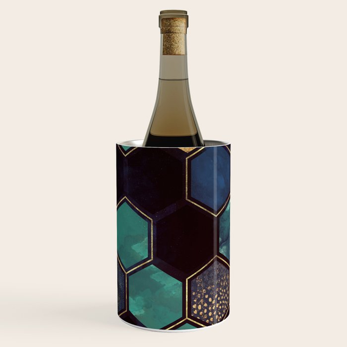 Blue & Gold Wine Chiller Gallery Image 2