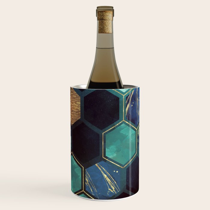 Blue & Gold Wine Chiller Gallery Image 3