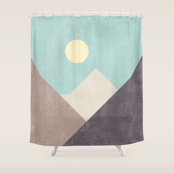 LANDSHAPES / Mountains - Day Shower Curtain Gallery Image 1
