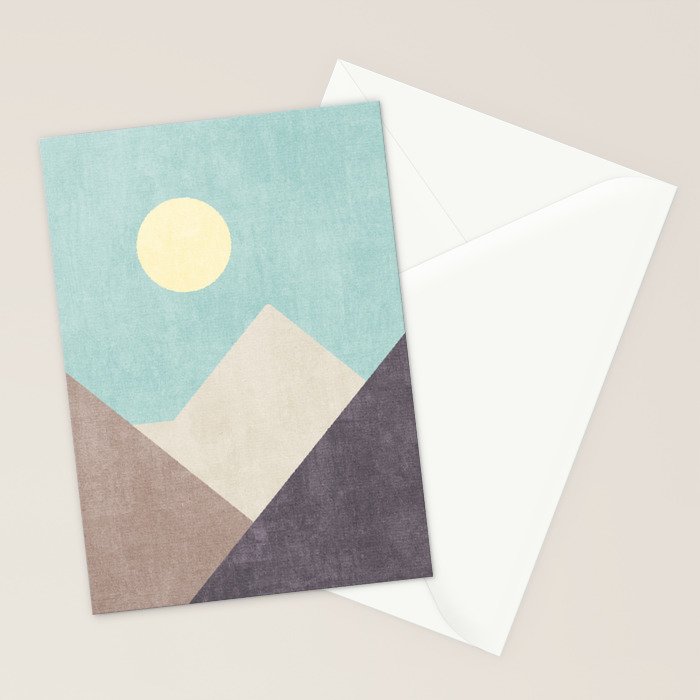 LANDSHAPES / Mountains - Day Stationery Card Gallery Image 2