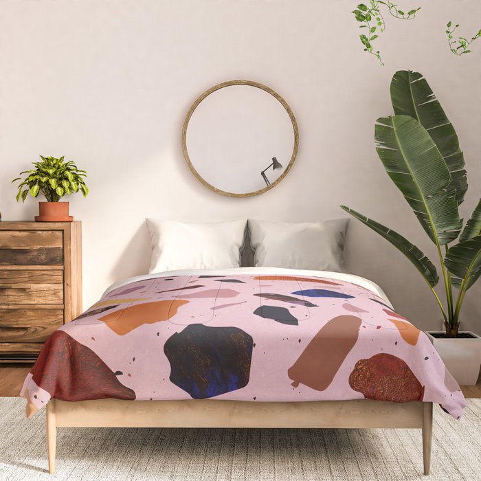 Terrazzo Rosé Comforter Gallery Image 3