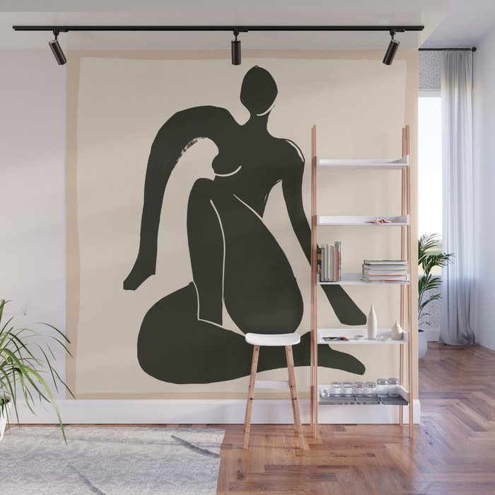 Abstract Art Female Figure 31 Wall Mural Gallery Image 1