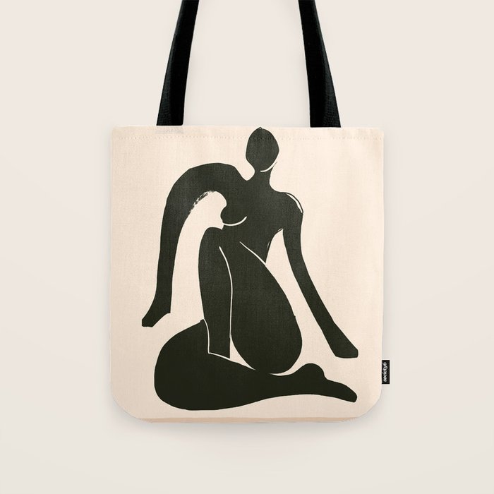 Abstract Art Female Figure 31 Tote Bag Gallery Image 1