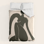 Abstract Art Female Figure 31 Duvet Cover Gallery Image 6