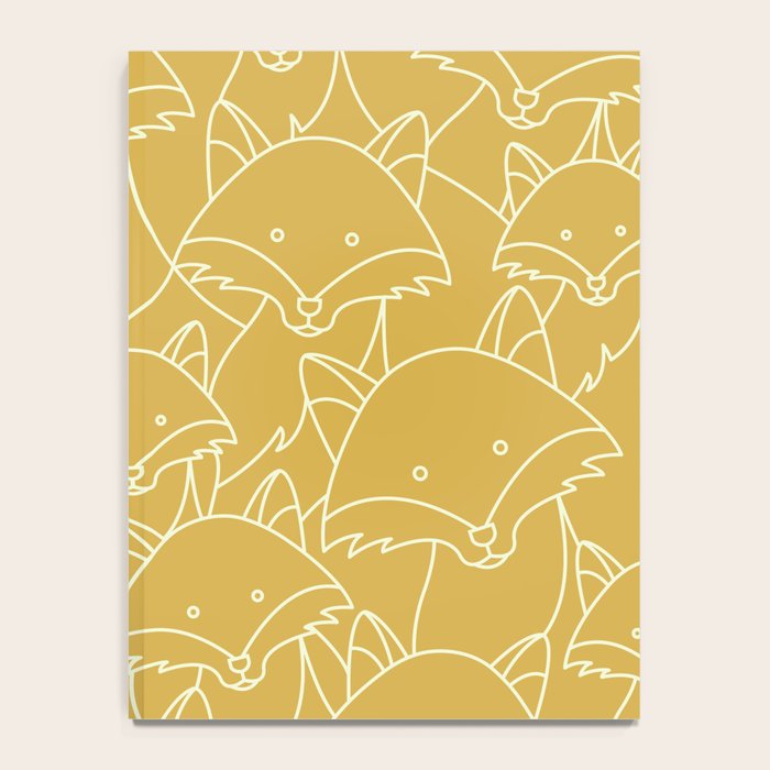 Minimalist Red Fox Notebook Gallery Image 4