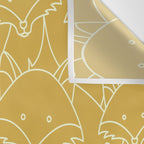 Minimalist Red Fox Wall Tapestry Gallery Image 3